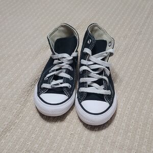 Converse Kids Black and White High-Top Sneakers